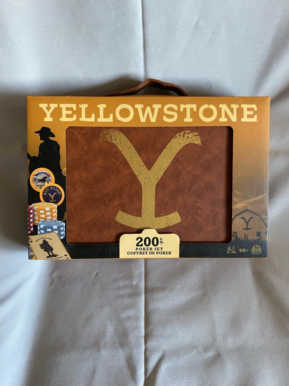 Yellowstone TV Show Poker Set - 200pc Professional Chips & Custom Case - New